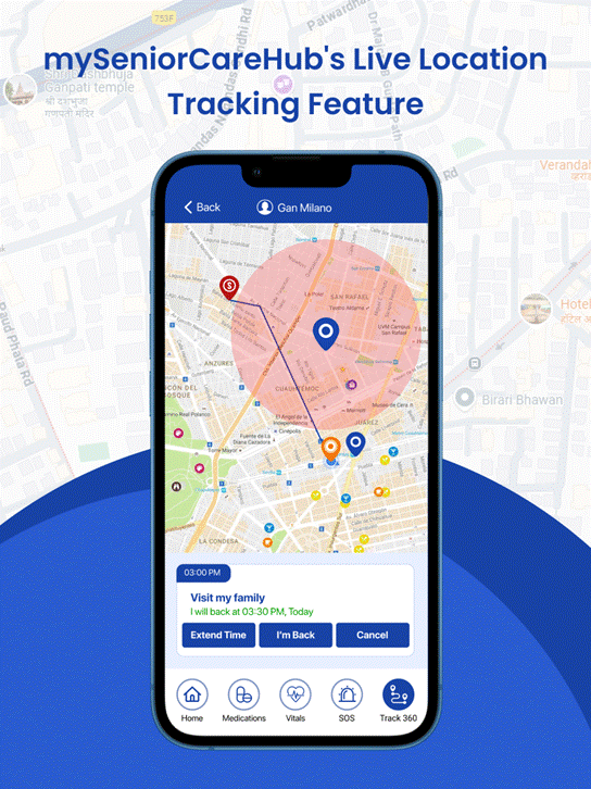 mySeniorCareHub - Location Tracking