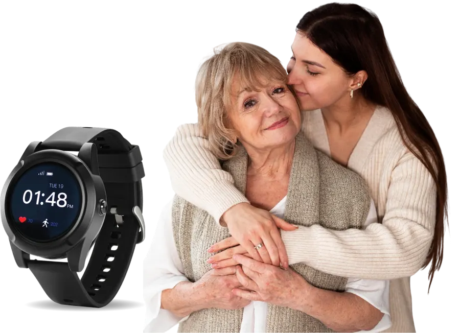 Family peace of mind with SafeLynk Smart Watch GPS tracking and emergency alerts