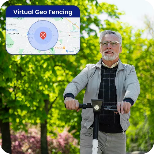 Geo-fencing alert feature